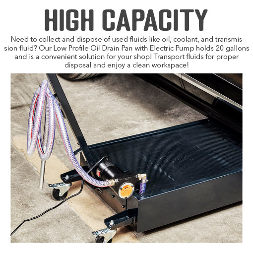 Low Profile Oil Pan with Electric Pump