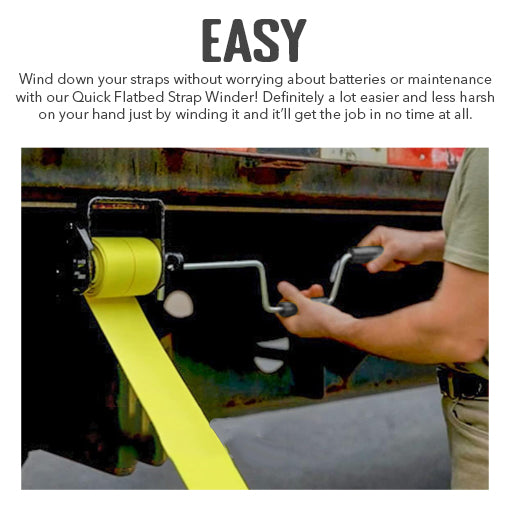Quick Flatbed Strap Winder