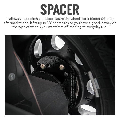 Spare Tire Carrier Spacer
