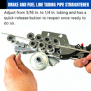 Brake and Fuel Line Tubing Pipe Straightener