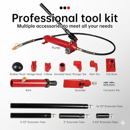 4-Ton Porta Power Jack (Hydraulic Frame Repair System)