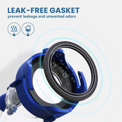 45-Degree RV Clear Tank Rinser with Backflow Preventer