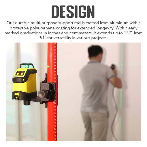 Adjustable Laser Level Mounting Pole