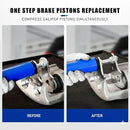 Air Operated Brake Caliper Quad Piston Compressor Tool