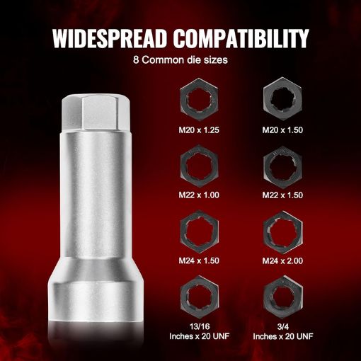 Axle Spindle Rethreading Kit