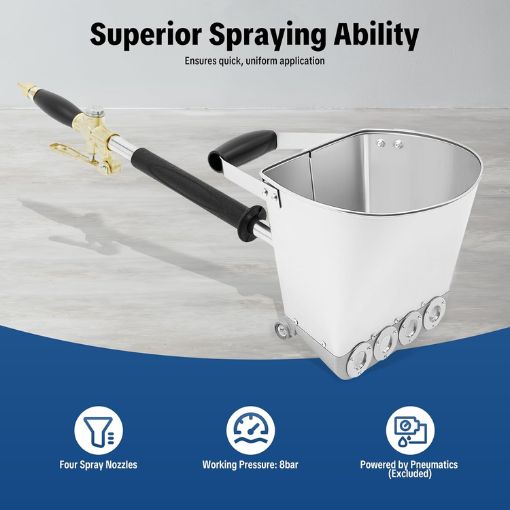 Easy 4-Jet Cement Mortar Stucco Sprayer