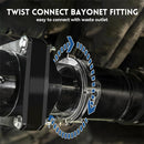 RV Sewer Gate Valve with Shut Off Valve and Leak-proof Cap