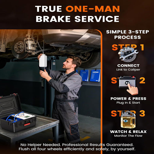 4-Wheel Simultaneous Automatic Brake Bleeder Kit