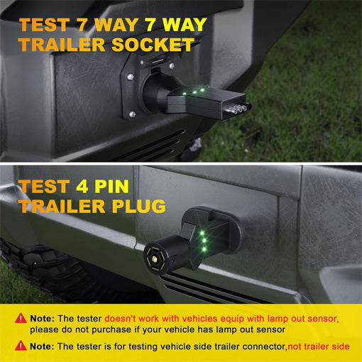 Quick 7 Pin & 4 Pin Circuit Tester Adapter