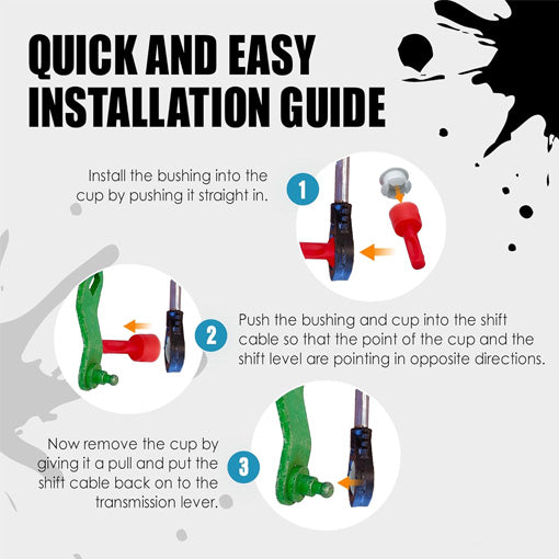 Automatic Transmission Shift Cable Bushing Repair Kit