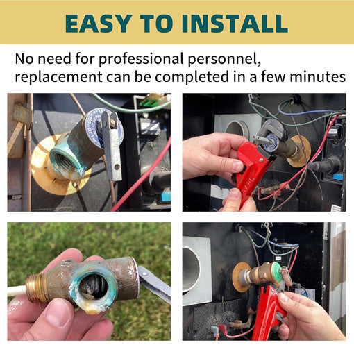 RV Pressure Relief Valve for Suburban and Atwood RV Water Heater