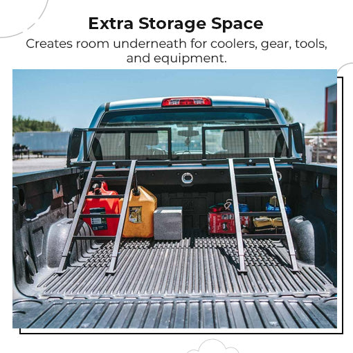 Ramps Raised ATV/UTV Truck Bed Rack