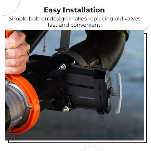 RV Replacement Waste Valve with Handle