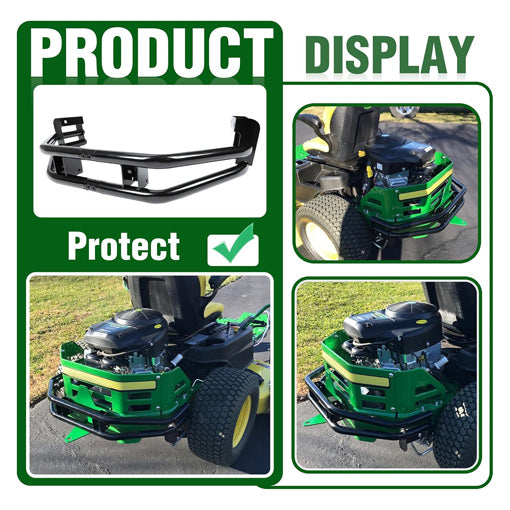 Zero Turn Mower Rear Bumper Bar and Hitch Kit