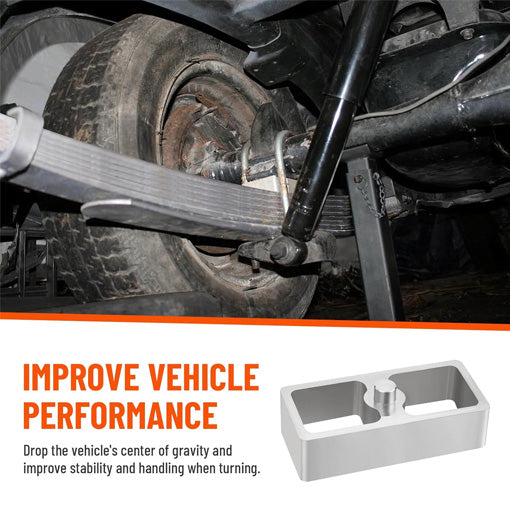 Universal Leaf Spring Lowering Block Kits