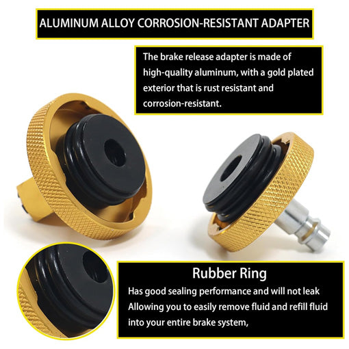 Brake Fluid Bleeder Adapter Kit