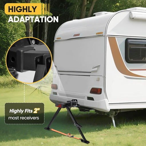 RV Hitch Mount Adjustable Stabilizer
