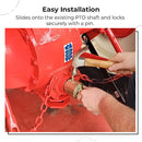 Overrunning PTO coupler for Ford Tractor