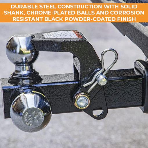 Tri-Ball Truck Hitch With Pintle Hook
