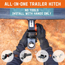 Anti-rattle Trailer Hitch Ball Mount (with Gap Elimination System)