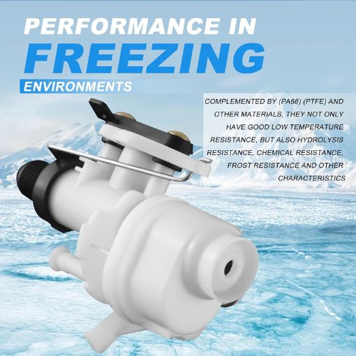 RV Toilet Water Valve Replacement Kit
