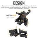 Self-Closing Gate Hinges And Latch