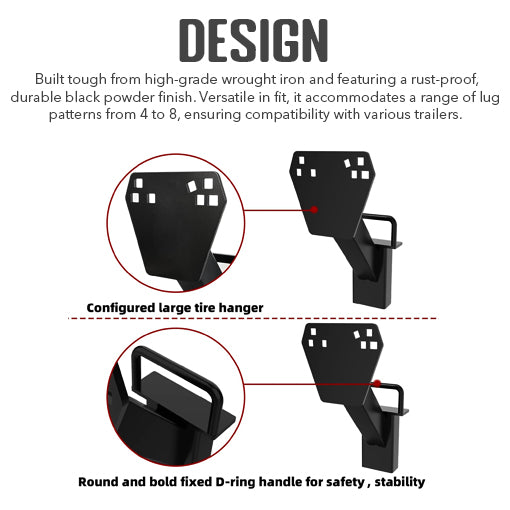 Stake Pocket Spare Tire Carrier