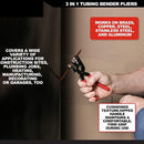 3-in-1 Small Range Tubing Bender Pliers