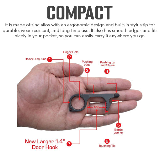 4-Pack No Touch Opener Multitool