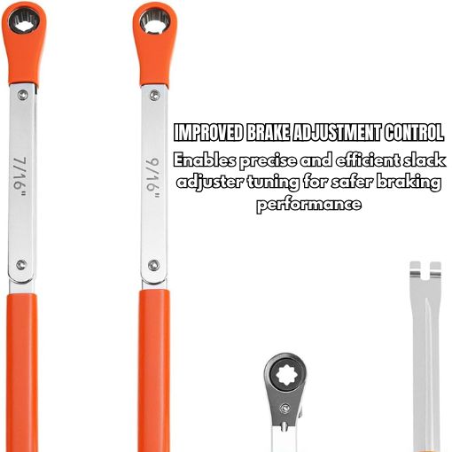 4-Piece Slack Adjusting Tool and Wrench Kit