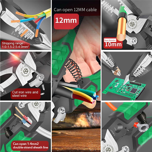 9-in-1 Electricians Pliers