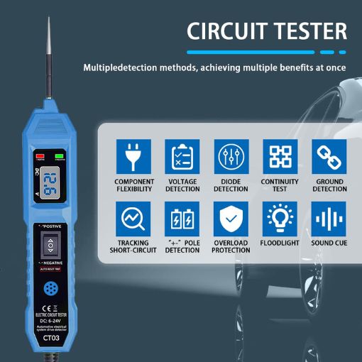 Automotive Power Circuit Probe Tester