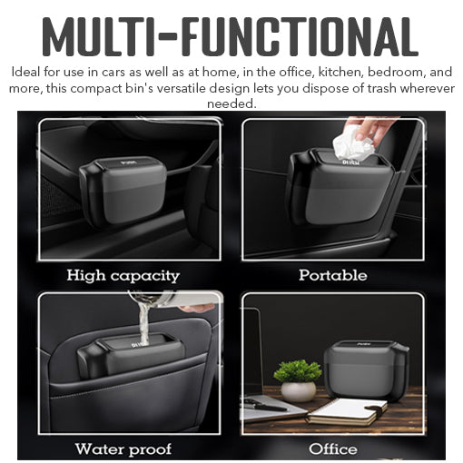 Car Mini Garbage Bin