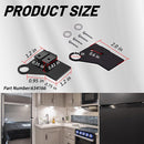 RV Refrigerator Door Hinge Replacement Kit