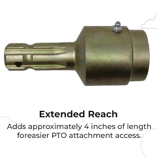Overrunning PTO coupler for Ford Tractor