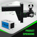 Adjustable Drop Hitch with Tri-Ball