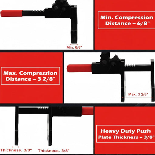 Heavy-duty Multi-Piston Brake Caliper Compression Tool