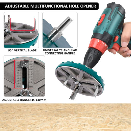 45-130mm Adjustable Hole Saw Drill Adapter