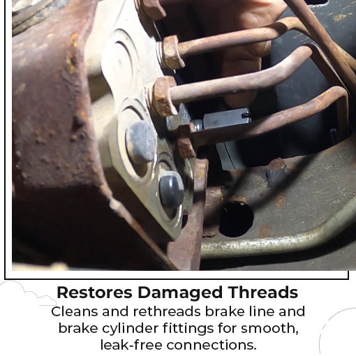 Brake Line/Brake Cylinder Fitting Rethreading Kit