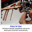 Electric/Manual R-410A Ratchet + Clutch Flaring Tool