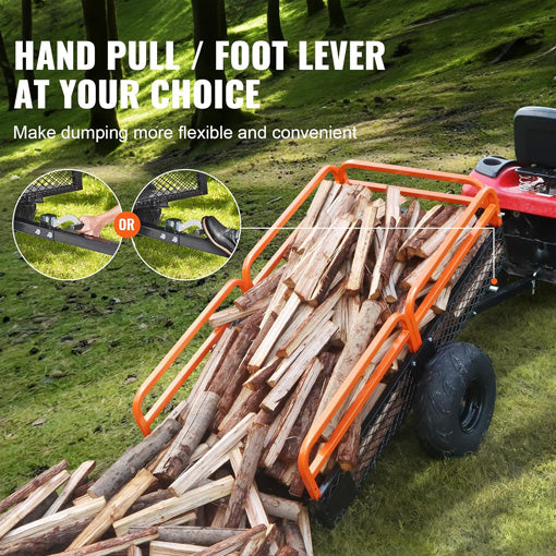 ATV UTV Trailer Tow Behind Dump Cart