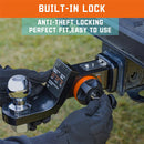 Anti-rattle Trailer Hitch Ball Mount (with Gap Elimination System)