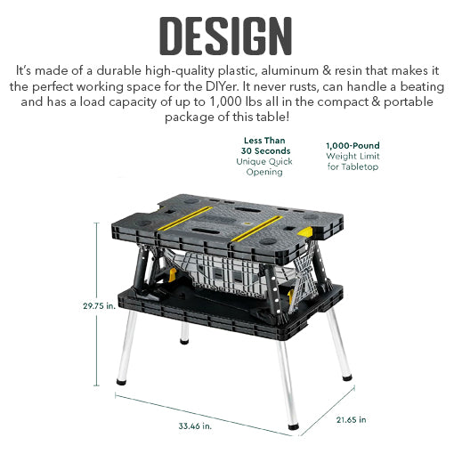 Portable Folding Work Table