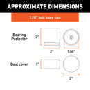 Trailer Wheel Bearing Protectors and Dust Covers