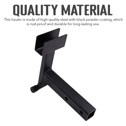 Trash Can Hauler Hitch Receiver