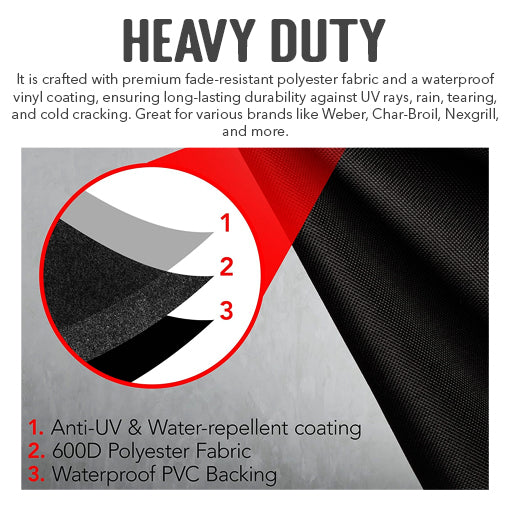 Weatherproof BBQ Grill Cover