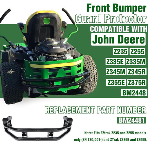 Zero Turn Mower Rear Bumper Bar and Hitch Kit