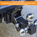 Tri-Ball Truck Hitch With Pintle Hook