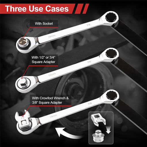 Ratcheting Serpentine Belt Tool Set