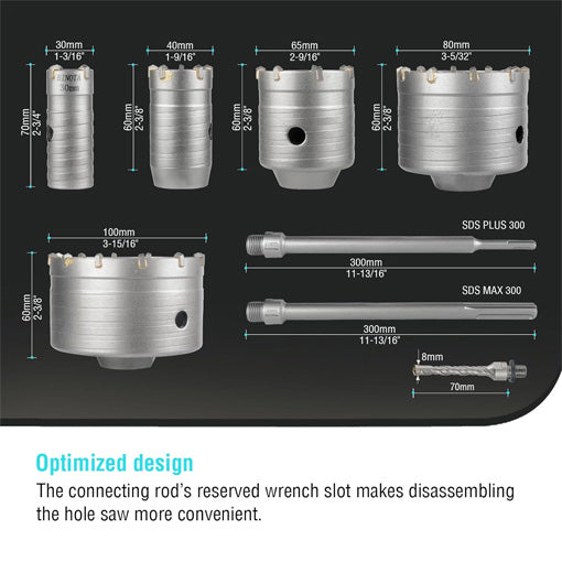Concrete Hole Saw Kit